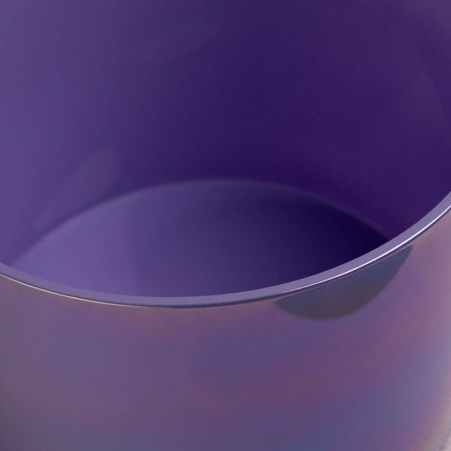 12" A#-1 Lilac Amethyst Color Singing Bowl, Prismatic