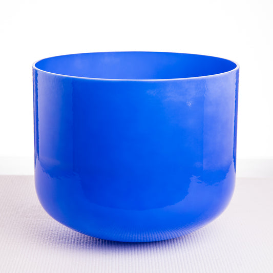 12" G-27 Lapis Lazuli Color Crystal Singing Bowl