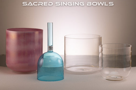 C# Major Quartet: Harmonic Crystal Singing Bowl Set