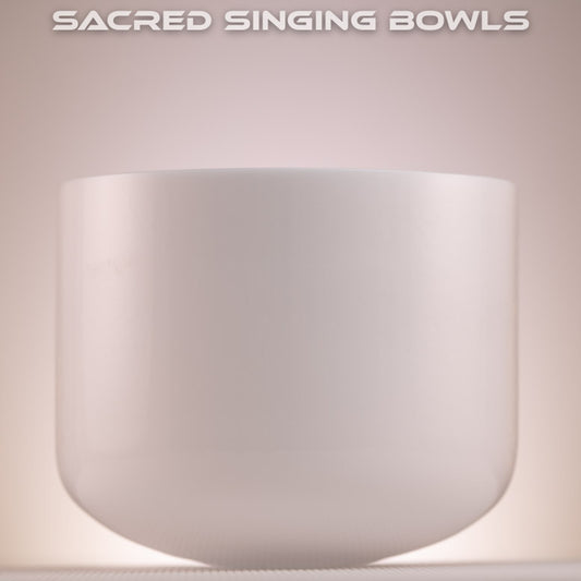 11" F#3+28 Ultra Light Crystal Singing Bowl