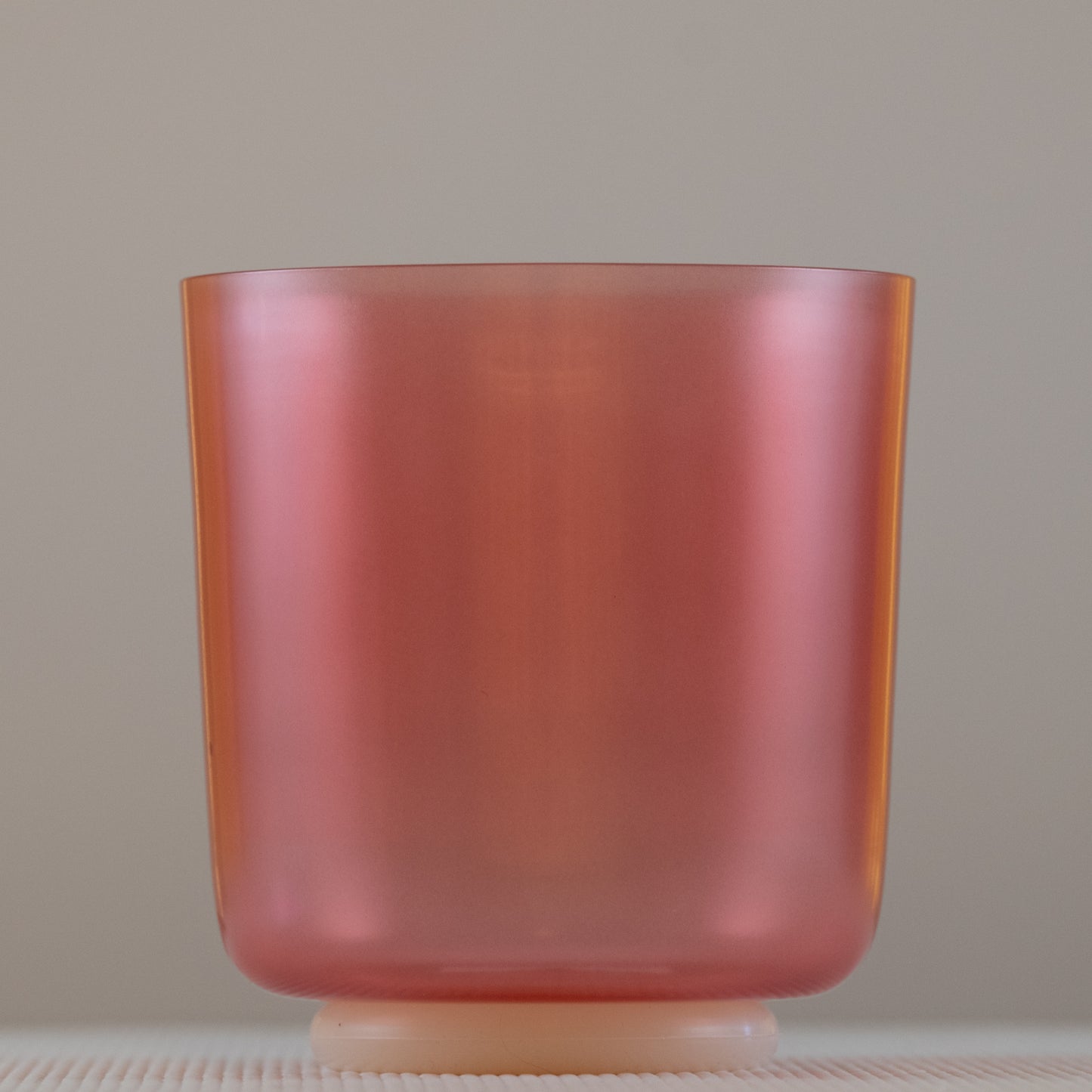 6.75" C-3 Rubellite Color Crystal Singing Bowl