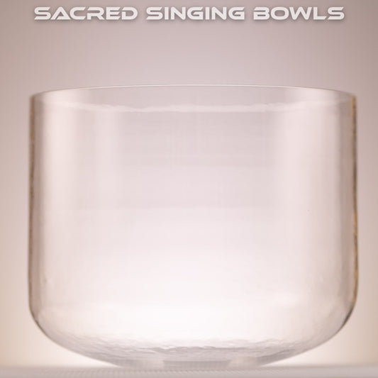 12" C#+42 Clear Quartz Crystal Singing Bowl