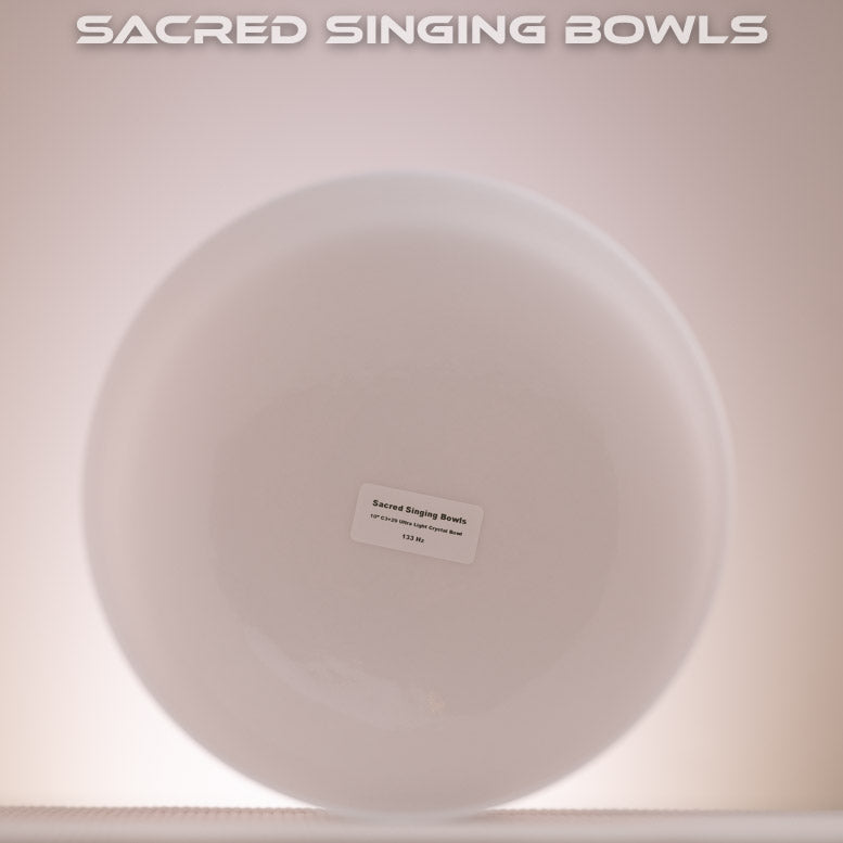 10" C+29 Ultra Light Crystal Singing Bowl