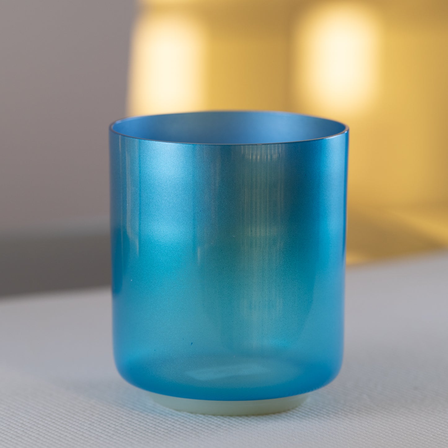 6.25" E+20 Blue Fluorite Color Crystal Singing Bowl