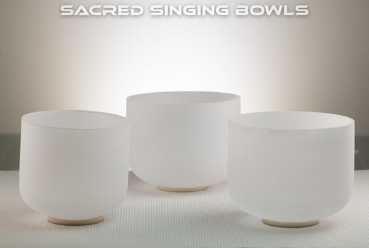 Frosted Singing Bowl Set: C# Major