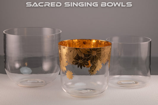 Harmonic Crystal Singing Bowl Set: A minor