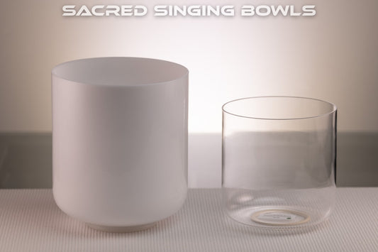 Harmonic Crystal Singing Bowl Pair